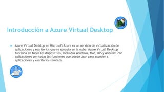 Azure desktop AZ-140.pptx temaro de curso | PPTX