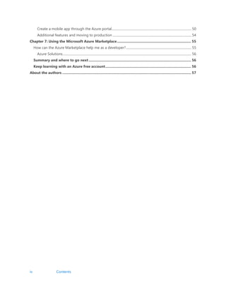 The Developer's Guide to Microsoft Azure | PDF