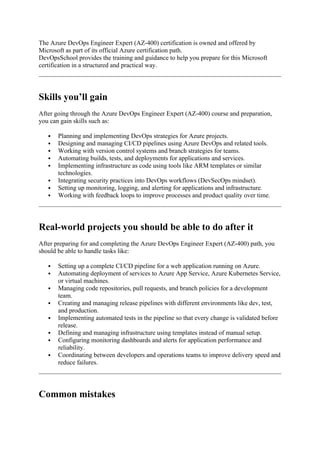 Azure DevOps Engineer Expert A13120.docx