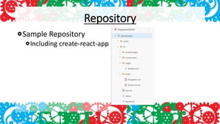 Repository
Sample Repository
Including create-react-app
 
