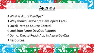 Azure DevOps for JavaScript Developers | PPT