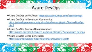 Azure DevOps for Developers | PPTX