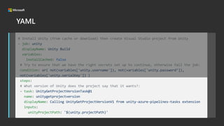 HoloLens Unity Build Pipelines on Azure DevOps | PPTX