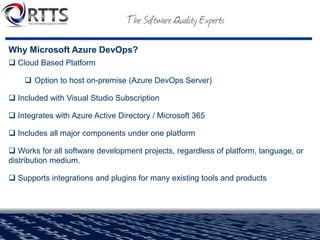Implementing Azure DevOps with your Testing Project | PPTX