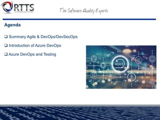 Implementing Azure DevOps with your Testing Project | PPTX