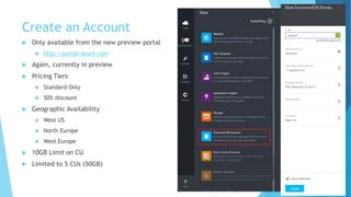 Azure DocumentDB 101 | PPTX