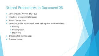 Azure DocumentDB 101 | PPTX
