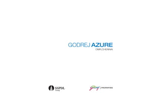 Godrej Azure - Floor Plan Broucher