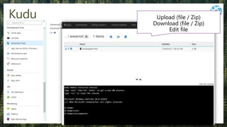 Kudu Upload (file / Zip)
Download (file / Zip)
Edit file