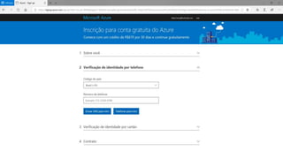 Conta gratuita do Azure