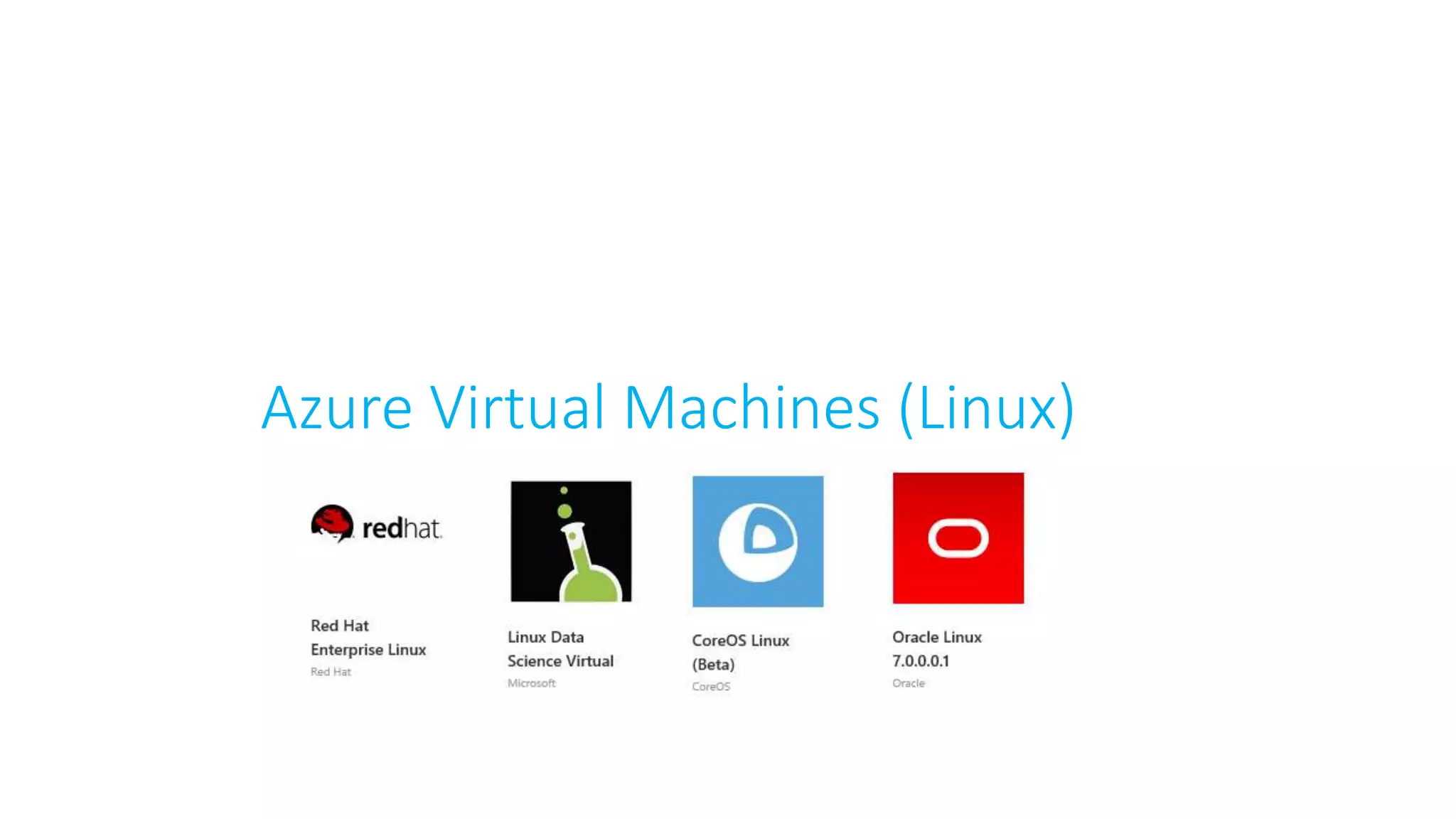 Azure Virtual Machines (Linux)
 