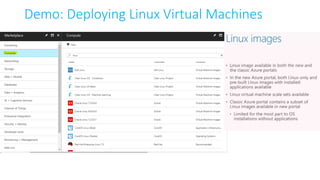 Demo: Deploying Linux Virtual Machines
 