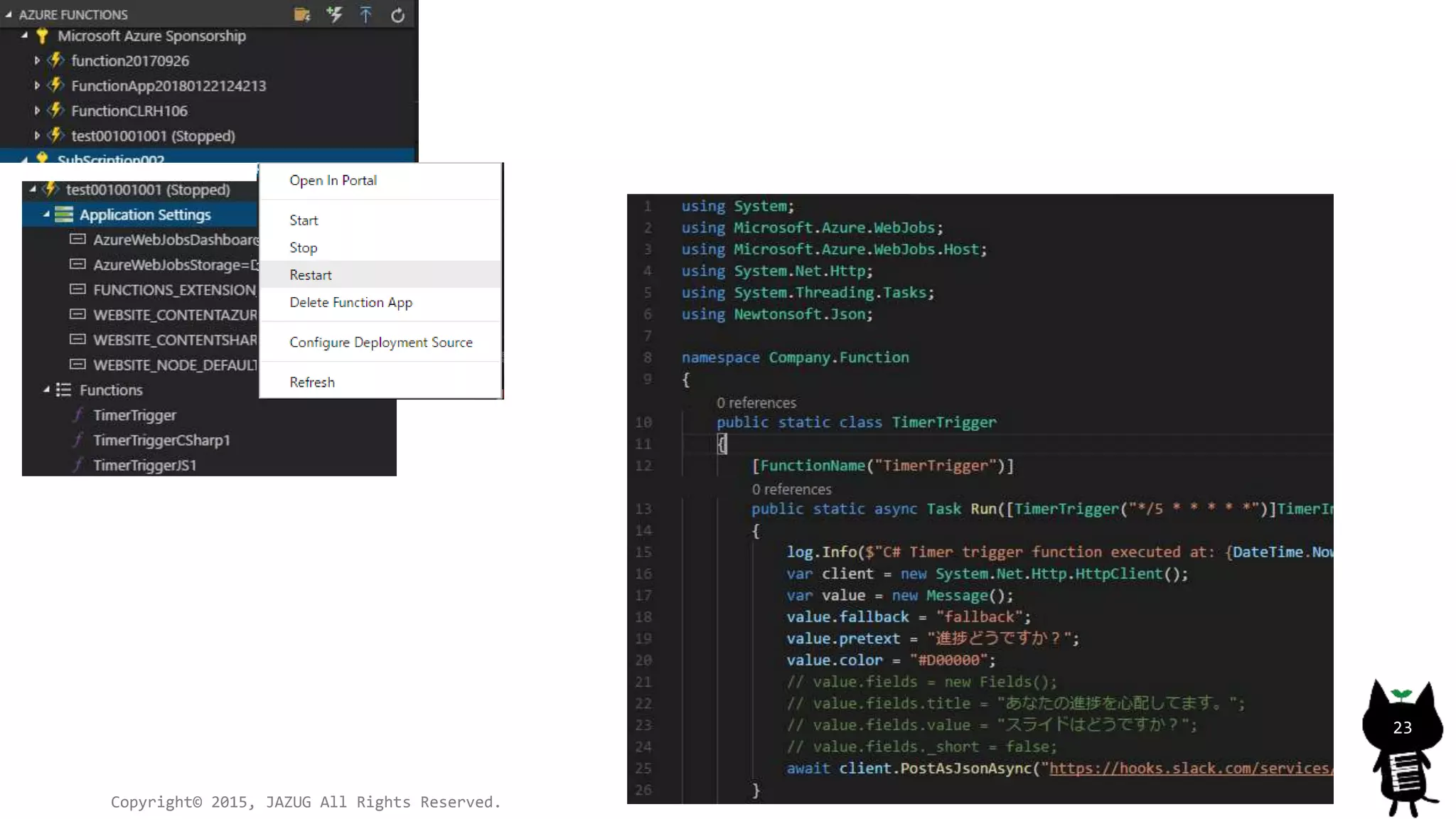 Copyright© 2015, JAZUG All Rights Reserved.
23
 