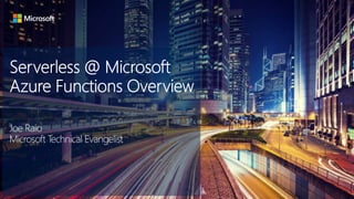 Azure Functions Overview | PPTX