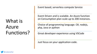 Azure Functions | PPT