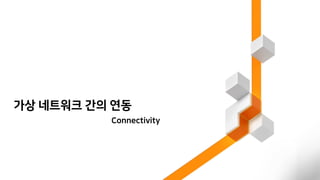 가상 네트워크 간의 연동
Connectivity
 