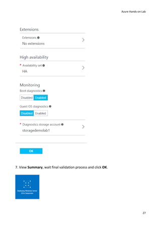 Azure hands on lab | PDF
