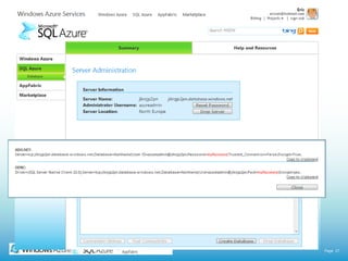 Management: APIs for configuration management