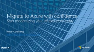 Azure Infrastructure Migration | Inovar Consulting | PPTX