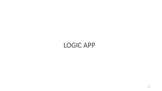 LOGIC APP
26
 