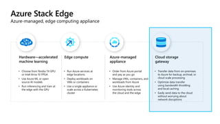 Azure intelligent edge solutions overview | PPTX