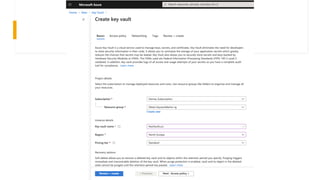 Protegiendo los secretos de tus aplicaciones con Azure Key Vault | PDF