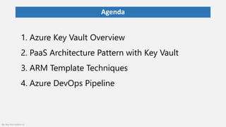 Azure Key Vault with a PaaS Architecture and ARM Template Deployment | PPTX
