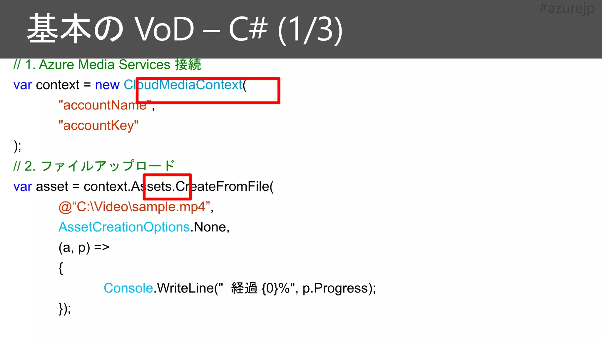 項目 状態 備考
ビットレート 2 Mbps スマートフォンだと大きめ
映像の尺 (長さ) 30 分
• 1秒間 2M
• 30分
Byte
450 MB
 