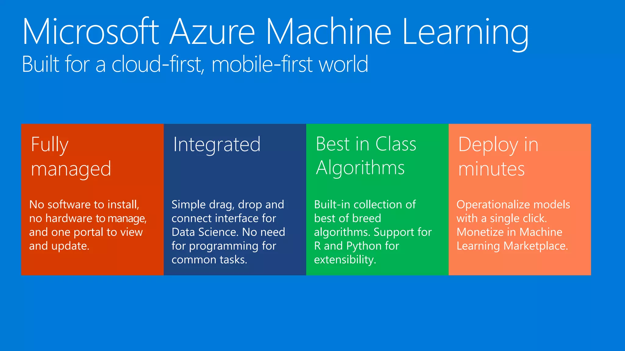Overview on Azure Machine Learning | PPTX