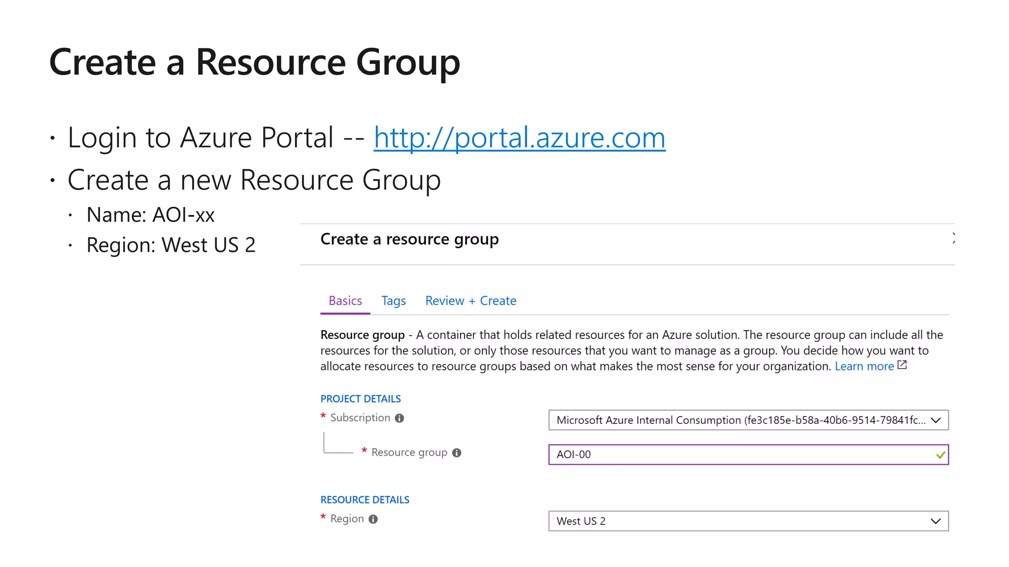 http://portal.azure.com
 