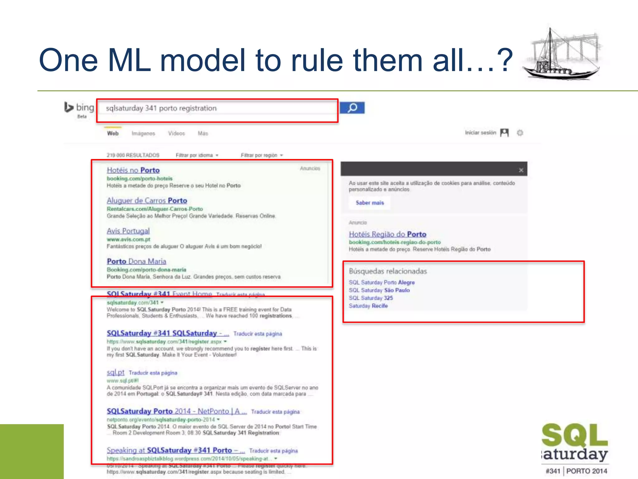 One ML model to rule them all…? 
 