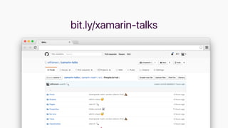 bit.ly/xamarin-talks
 