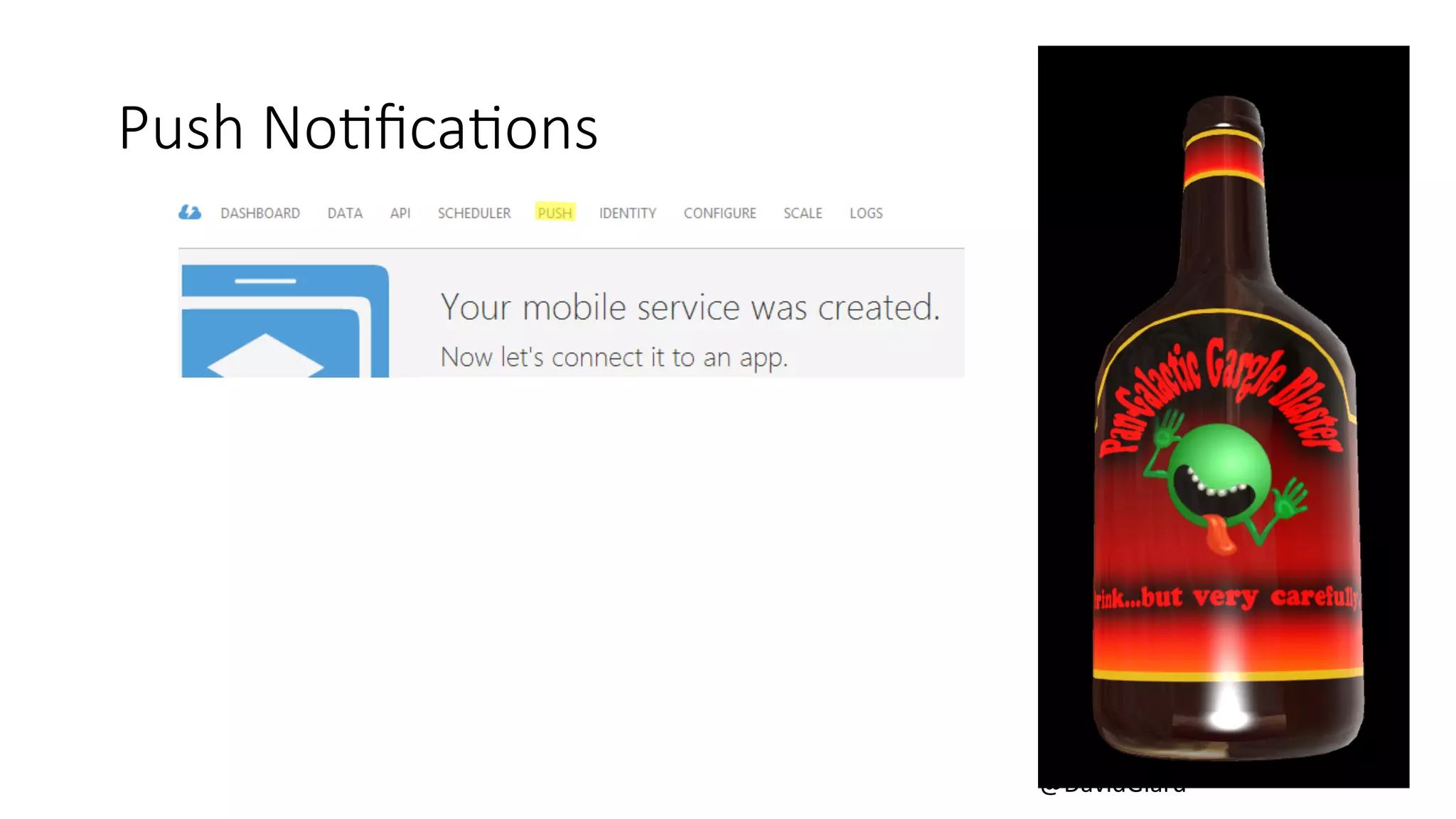 @DavidGiard 
Push NoBficaBons 
 