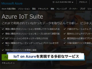 IoT on AzuregFʤʥ`ӥ
 