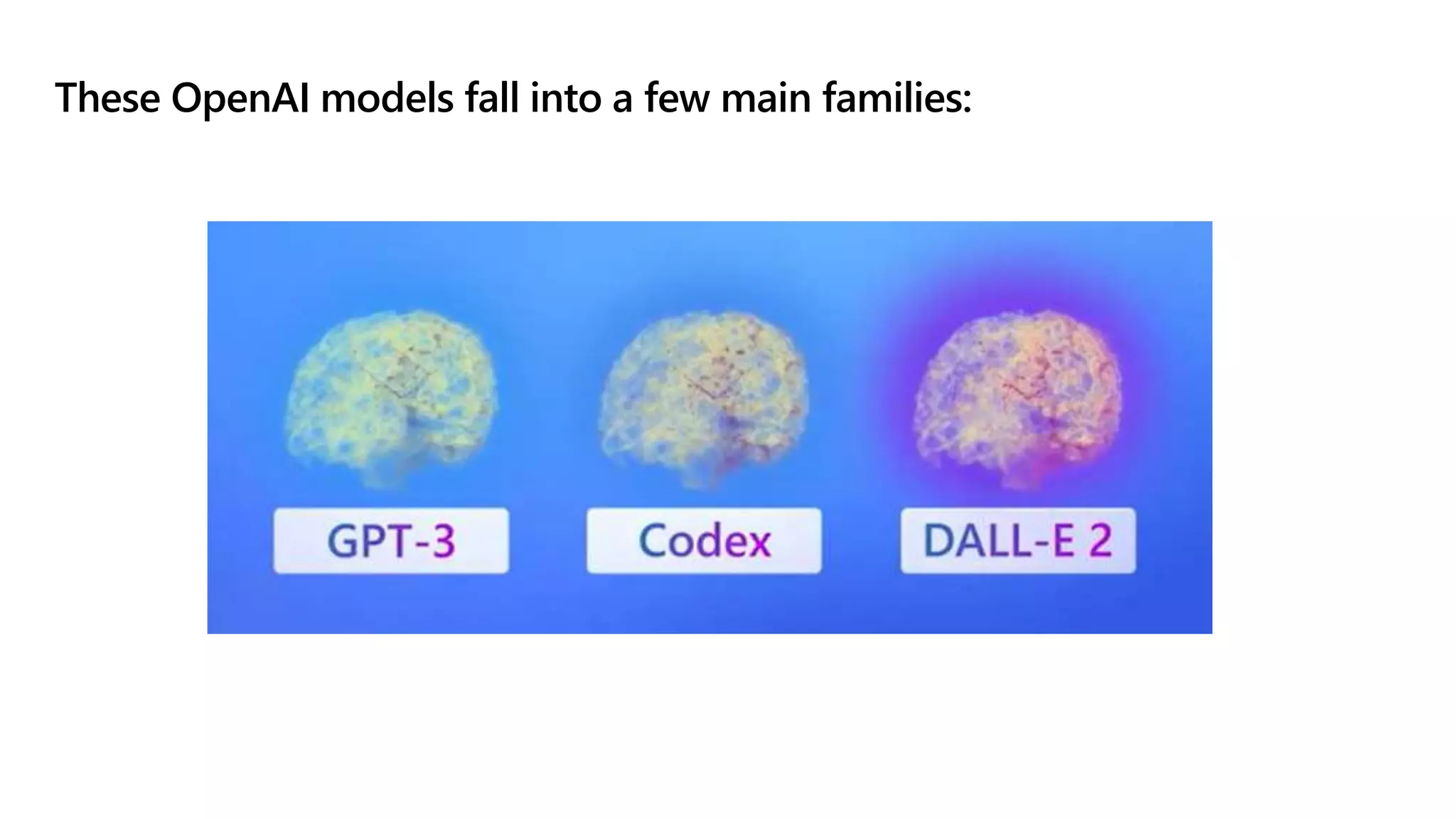 These OpenAI models fall into a few main families:
 