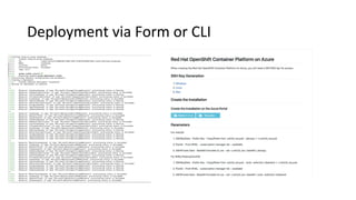 Deployment via Form or CLI
 