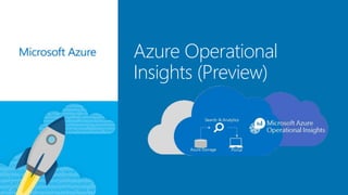 Azure Operational
Insights (Preview)
 