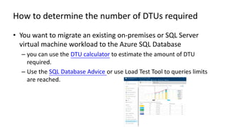 Azure PaaS (WebApp & SQL Database) workshop solution | PPT