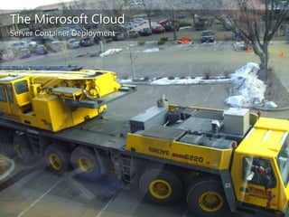 The Microsoft CloudServer Container Deployment