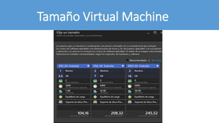 Tamaño Virtual Machine
 