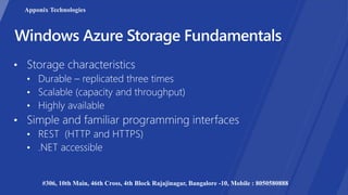 Apponix Technologies
#306, 10th Main, 46th Cross, 4th Block Rajajinagar, Bangalore -10, Mobile : 8050580888
 