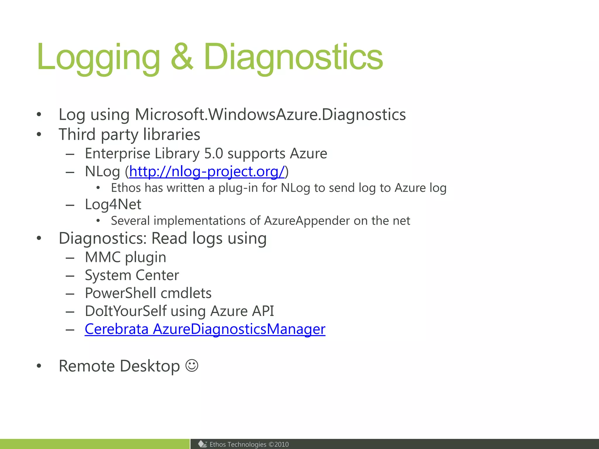 Azure datacentersNorth Central – US  Chicago, ILNorth Europe - Amsterdam West Europe - DublinEast Asia – Hong KongSouth Central - US San Antonio, TXSouth East Asia - Singapore