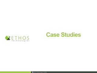 Ethos’ ApproachIn addition to saving cost, social cloud platforms can enable new markets and new business models. Thus it is critical to have business owners and IT departments should engaged in analyzing benefits and strategies. Ethos' approach is:12/10/201038