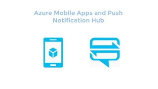 Azure Mobile Apps and Push
Notification Hub
11
 