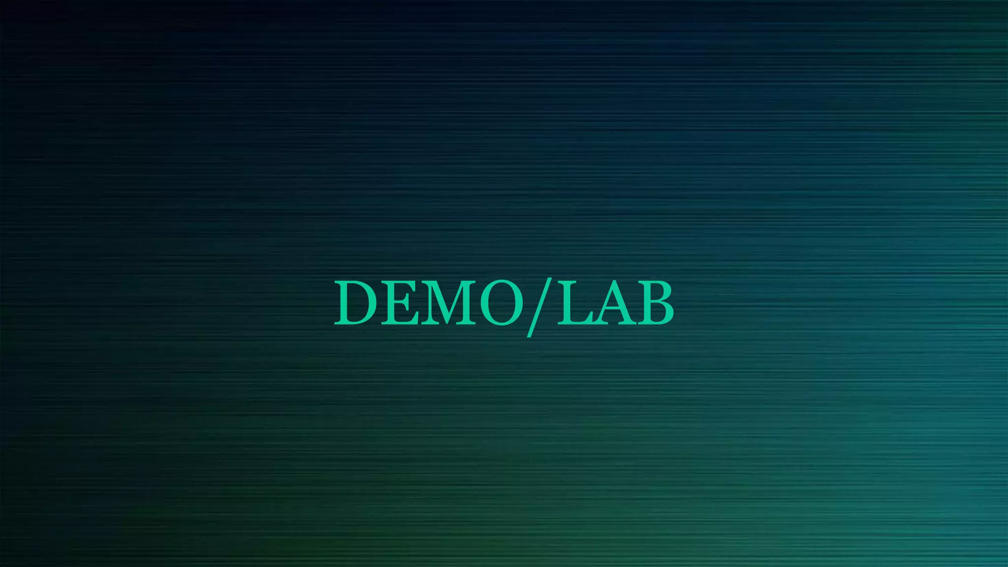 DEMO/LAB
 