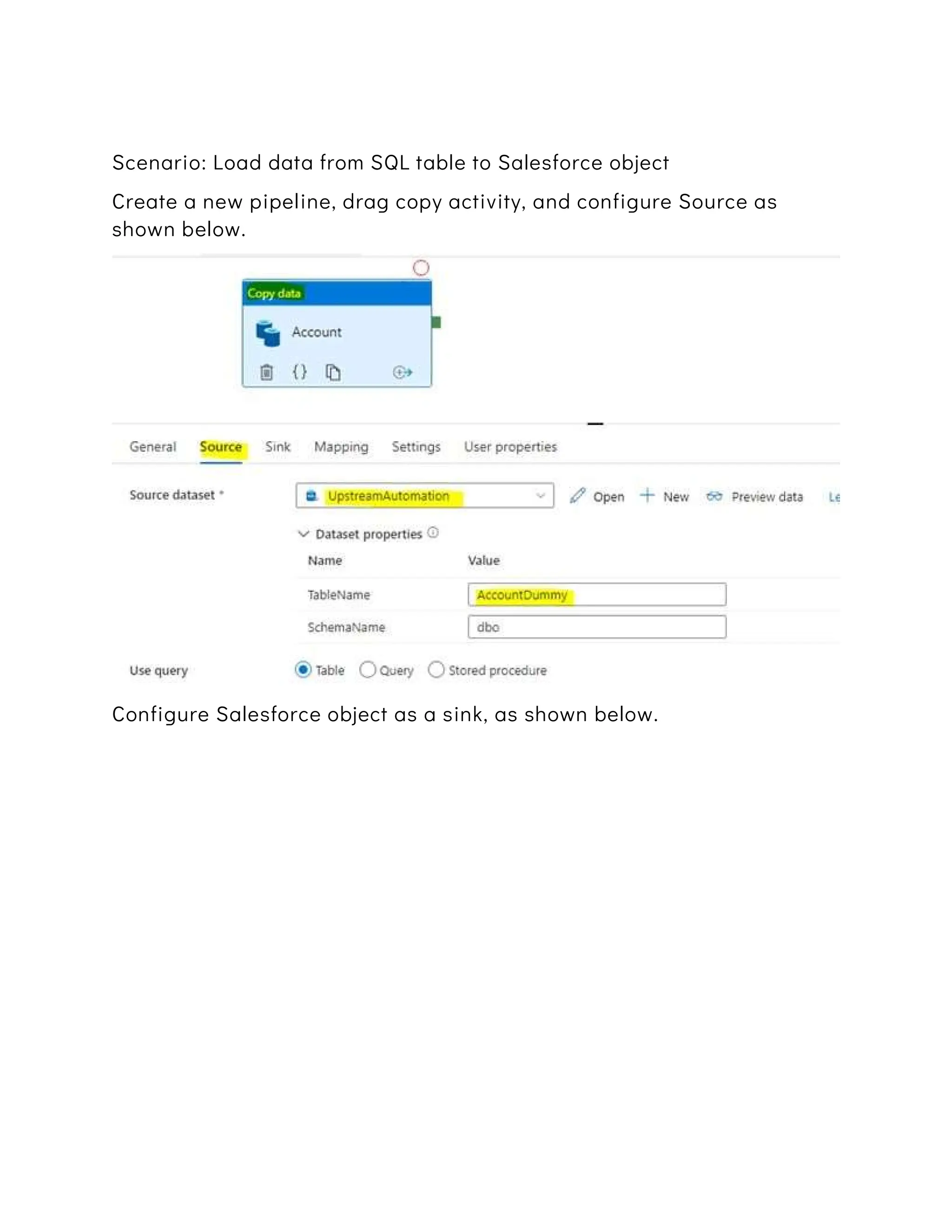 How to integrate salesforce data with azure data factory | PDF