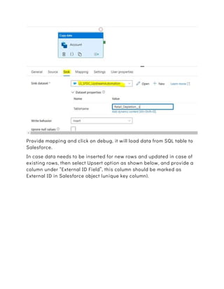 How to integrate salesforce data with azure data factory | PDF