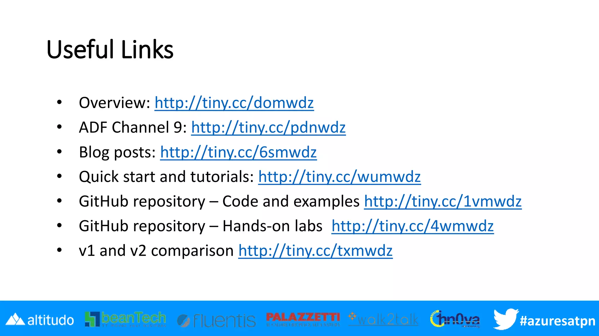 Azuresatpn19 - An Introduction To Azure Data Factory | PPT
