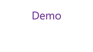 Demo
 