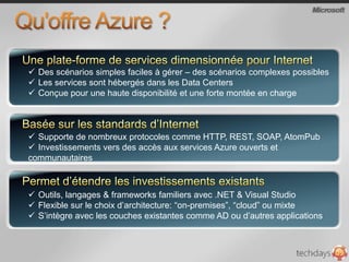  Haut niveau de services